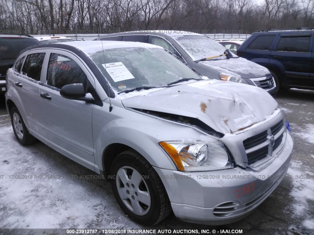 1B3HB28B78D630019 - 2008 DODGE CALIBER SILVER photo 1