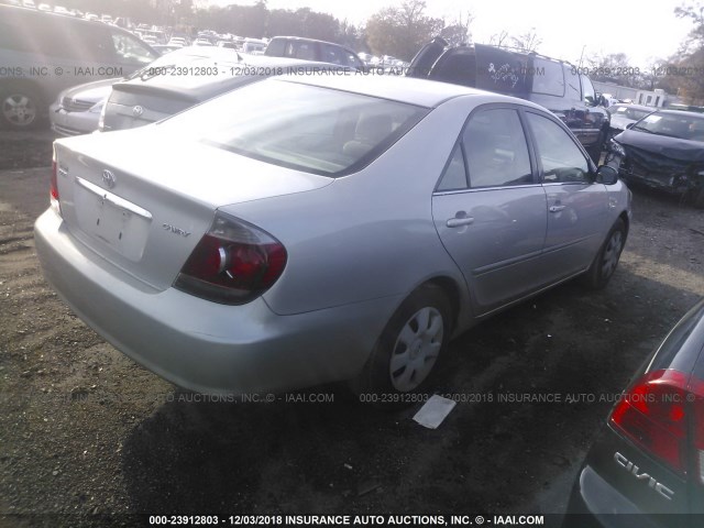 4T1BE32K26U675307 - 2006 TOYOTA CAMRY LE/XLE/SE SILVER photo 4
