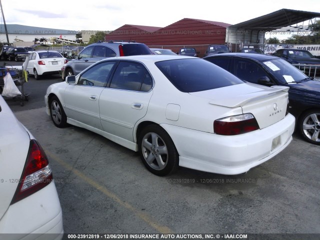 19UUA56813A052262 - 2003 ACURA 3.2TL TYPE-S WHITE photo 3