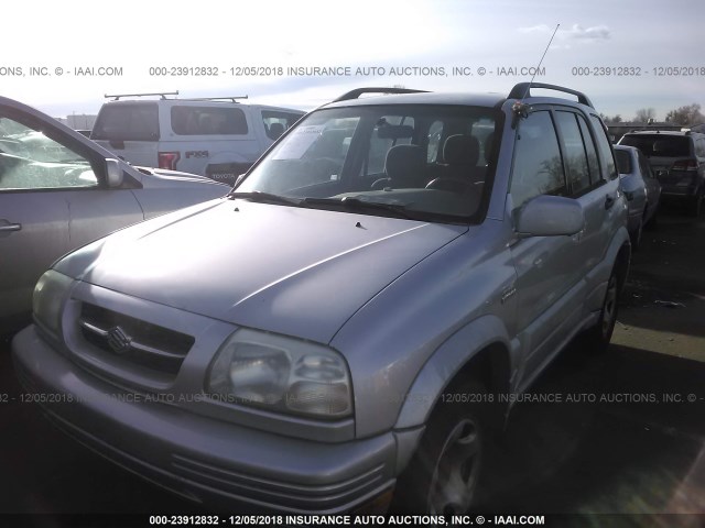 JS3TD62V4Y4130981 - 2000 SUZUKI GRAND VITARA JLX/LIMITED/JX SILVER photo 2