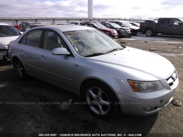 5NPEU46F37H259902 - 2007 HYUNDAI SONATA SE/LIMITED SILVER photo 1