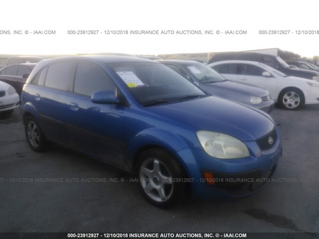 KNADE163466177602 - 2006 KIA RIO 5 BLUE photo 1