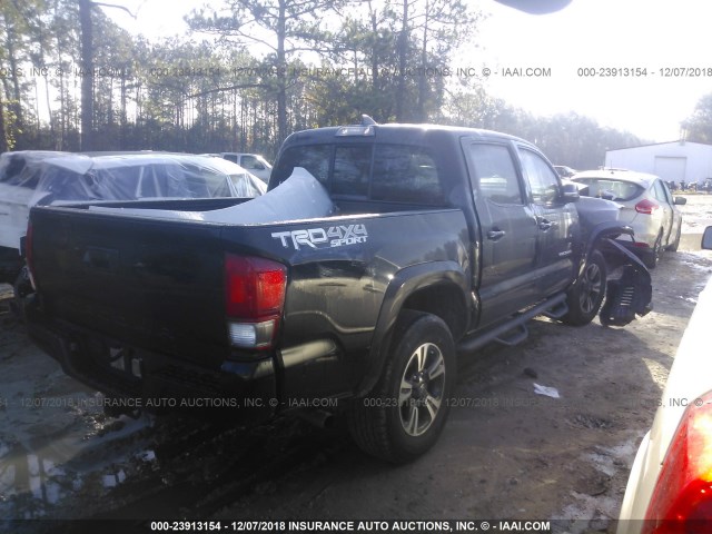 5TFCZ5AN0GX031728 - 2016 TOYOTA TACOMA DBL CAB/SR/SR5/TRD SPT/OR BLACK photo 4