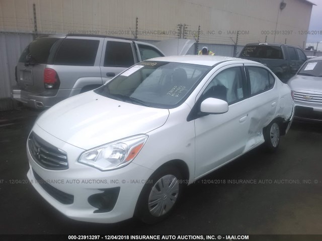 ML32F3FJ8JHF11912 - 2018 MITSUBISHI MIRAGE G4 ES Ağ foto 2