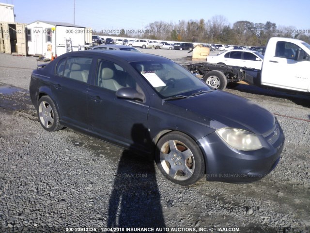 1G1AM58B287145161 - 2008 CHEVROLET COBALT SPORT BLUE photo 1