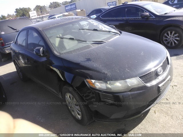 KNAFU4A21A5226734 - 2010 KIA FORTE EX BLACK photo 1