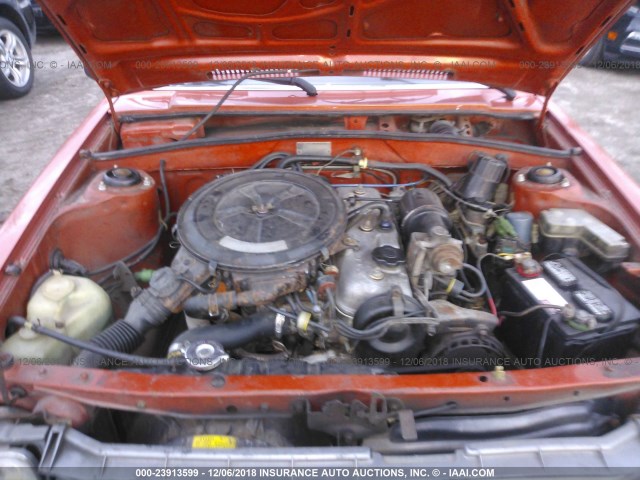 JT2AL22G7B2291386 - 1981 TOYOTA TERCEL DELUXE ORANGE photo 10