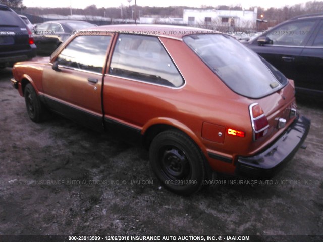 JT2AL22G7B2291386 - 1981 TOYOTA TERCEL DELUXE ORANGE photo 3