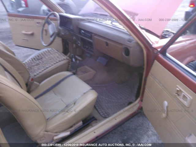 JT2AL22G7B2291386 - 1981 TOYOTA TERCEL DELUXE ORANGE photo 5