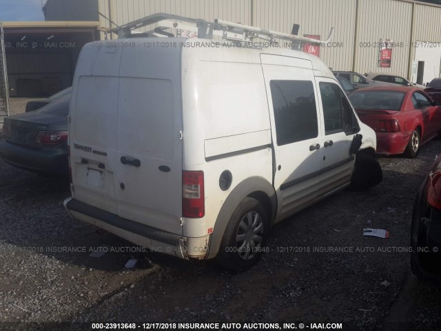NM0LS7BN6BT045029 - 2011 FORD TRANSIT CONNECT XLT WHITE photo 4