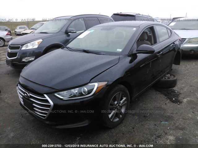 5NPD84LFXHH003259 - 2017 HYUNDAI ELANTRA SE/VALUE/LIMITED BLACK photo 2