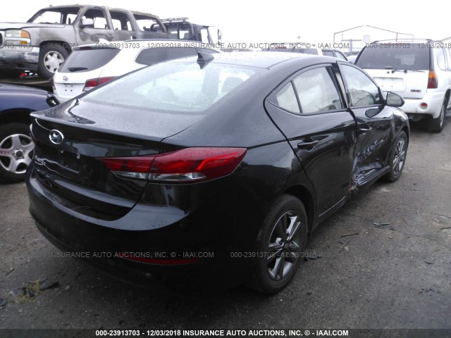 5NPD84LFXHH003259 - 2017 HYUNDAI ELANTRA SE/VALUE/LIMITED BLACK photo 4