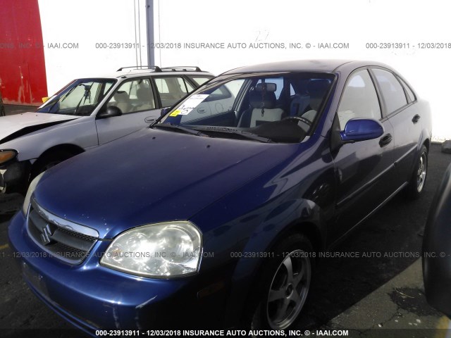 KL5JD56Z18K871300 - 2008 SUZUKI FORENZA CONVENIENCE/POPULAR BLUE photo 2