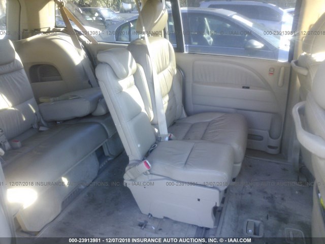 5FNRL38645B417705 - 2005 HONDA ODYSSEY EXL BROWN photo 8