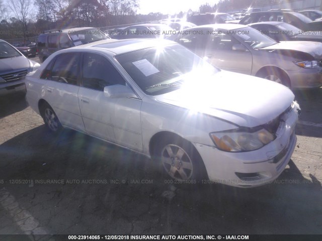 4T1BF28BX1U180893 - 2001 TOYOTA AVALON XL/XLS WHITE photo 1