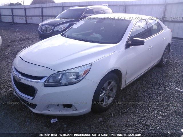 1G11B5SL0EF218584 - 2014 CHEVROLET MALIBU LS თეთრი ფოტო 2