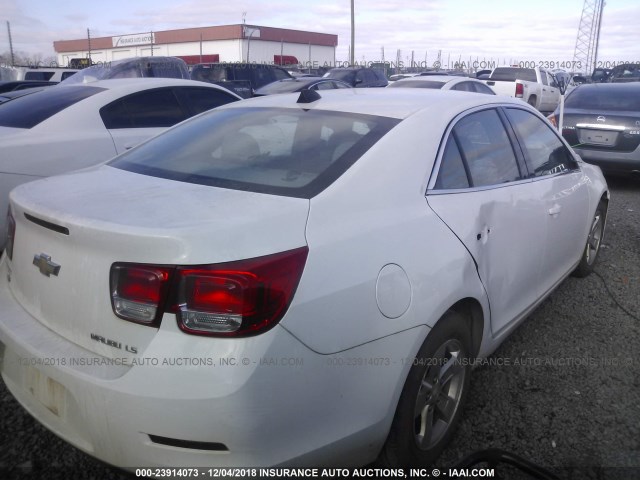 1G11B5SL0EF218584 - 2014 CHEVROLET MALIBU LS თეთრი ფოტო 4