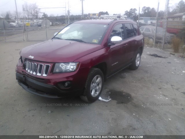 1C4NJCBAXGD643470 - 2016 JEEP COMPASS SPORT MAROON photo 2