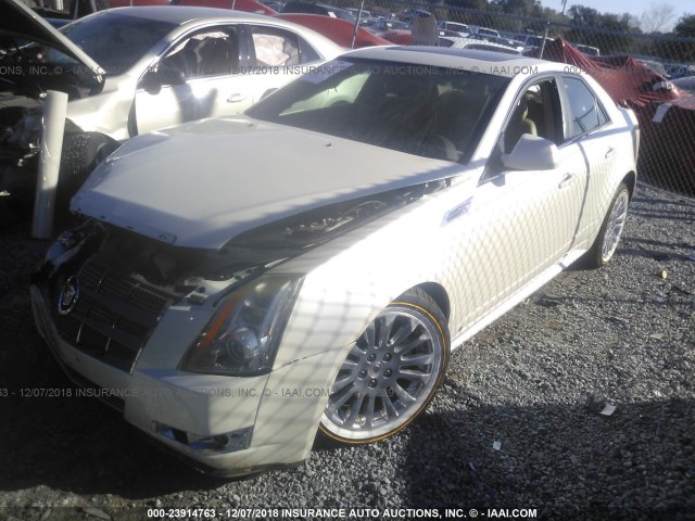 1G6DP5EV4A0103392 - 2010 CADILLAC CTS PREMIUM COLLECTION TEAL photo 2