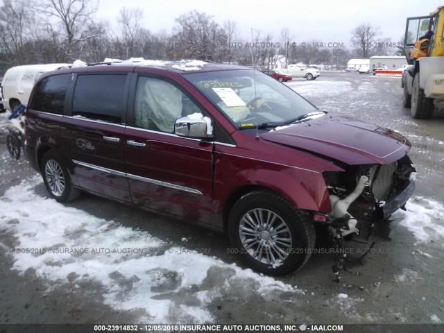 2C4RC1CG9ER183182 - 2014 CHRYSLER TOWN & COUNTRY TOURING L RED photo 1