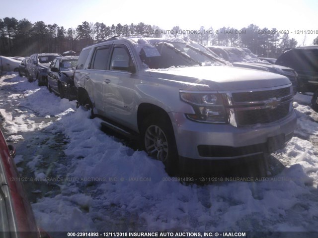 1GNSKBKC6GR181480 - 2016 CHEVROLET TAHOE SILVER photo 1