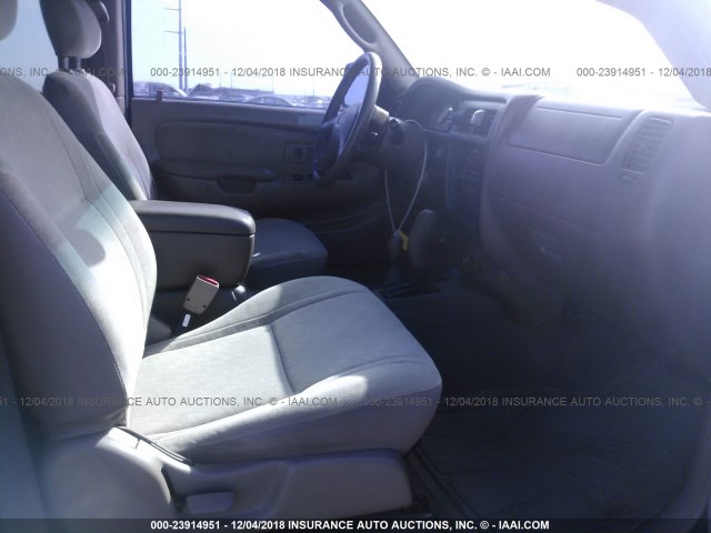 5TEHN72N74Z379607 - 2004 TOYOTA TACOMA DOUBLE CAB 红色 照片 5