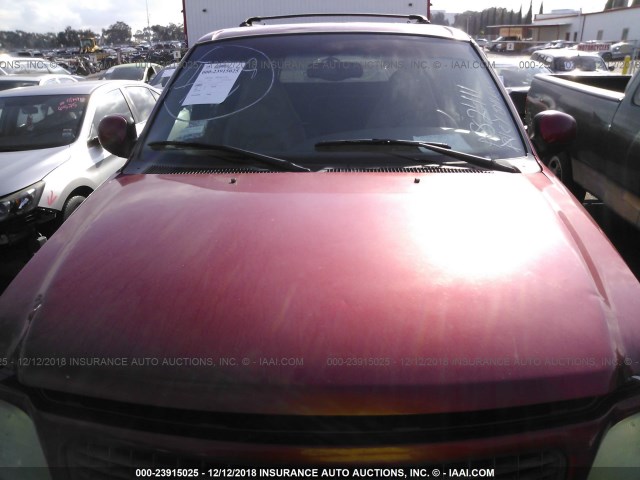 1FMRU17L22LA82411 - 2002 FORD EXPEDITION EDDIE BAUER RED photo 6