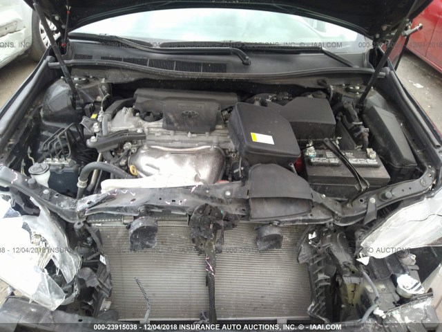 4T1BF1FK1GU142832 - 2016 TOYOTA CAMRY LE/XLE/SE/XSE BLACK photo 10