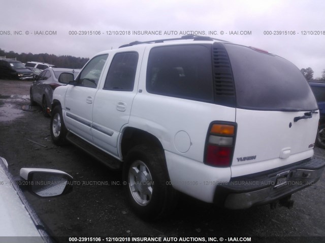 1GKEK13Z04R254099 - 2004 GMC YUKON WHITE photo 3