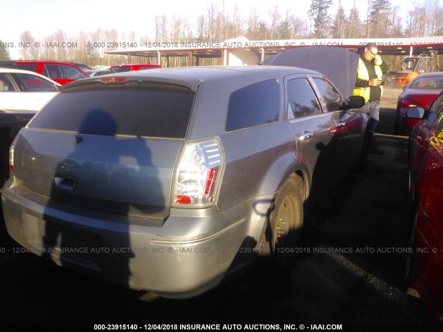 2D4FV47V46H335158 - 2006 DODGE MAGNUM SXT GRAY photo 4