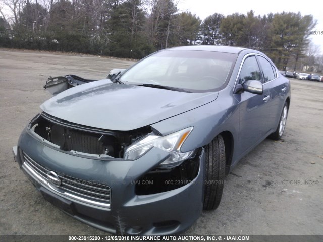 1N4AA5AP5AC822468 - 2010 NISSAN MAXIMA S/SV GRAY photo 2