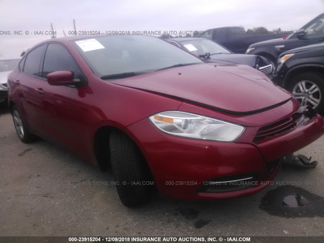 1C3CDFFA8GD816188 - 2016 DODGE DART SXT SPORT RED photo 1