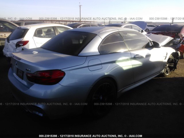 WBS3U9C53GP969198 - 2016 BMW M4 SILVER photo 4