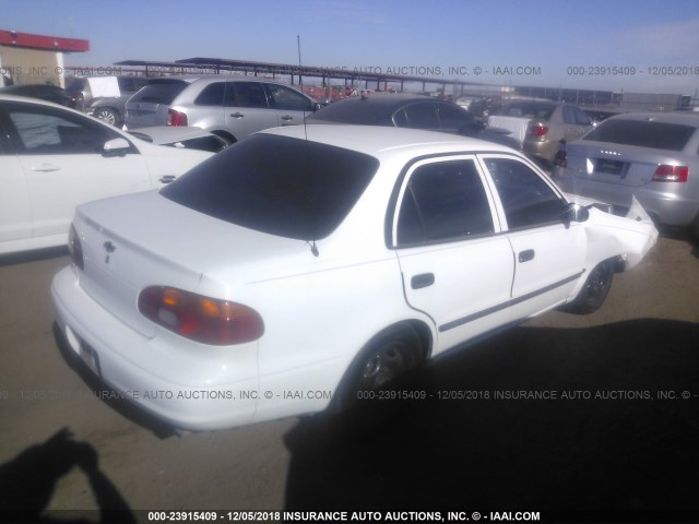 1Y1SK52862Z412498 - 2002 CHEVROLET GEO PRIZM LSI WHITE photo 4