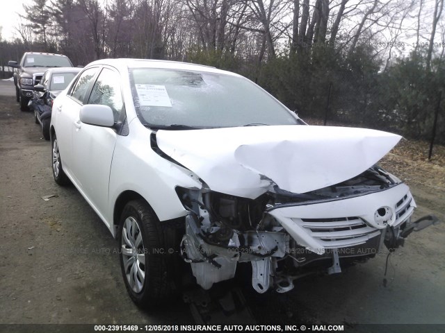 5YFBU4EE5DP096034 - 2013 TOYOTA COROLLA S/LE WHITE photo 1