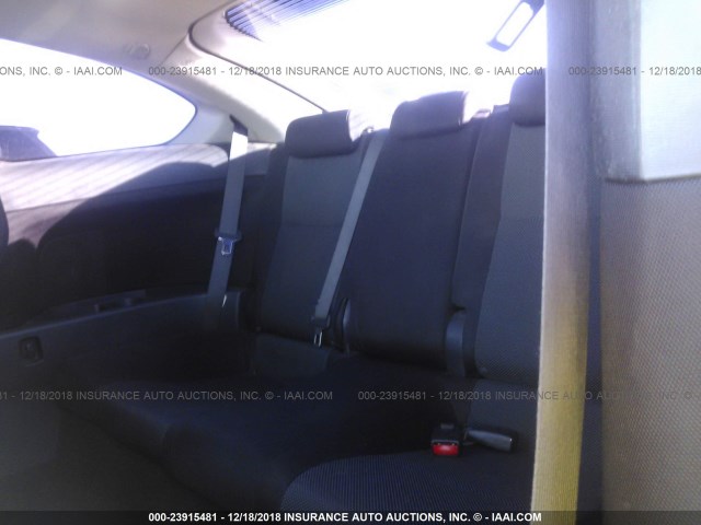 JTKDE167980245252 - 2008 TOYOTA SCION TC მუქწითელი ფოტო 8