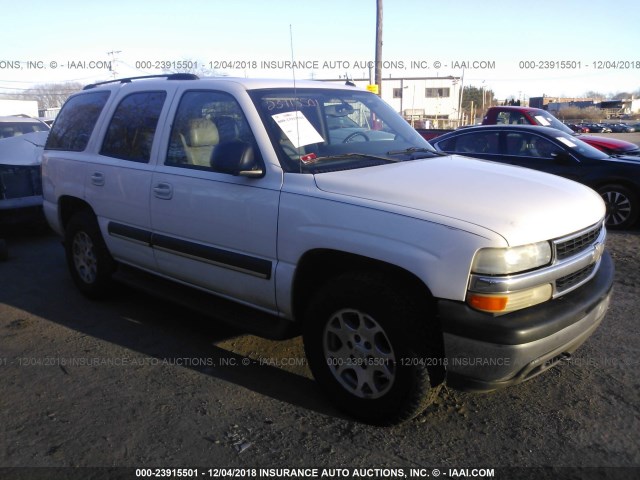 1GNEK13TX4R148371 - 2004 CHEVROLET TAHOE K1500 WHITE photo 1