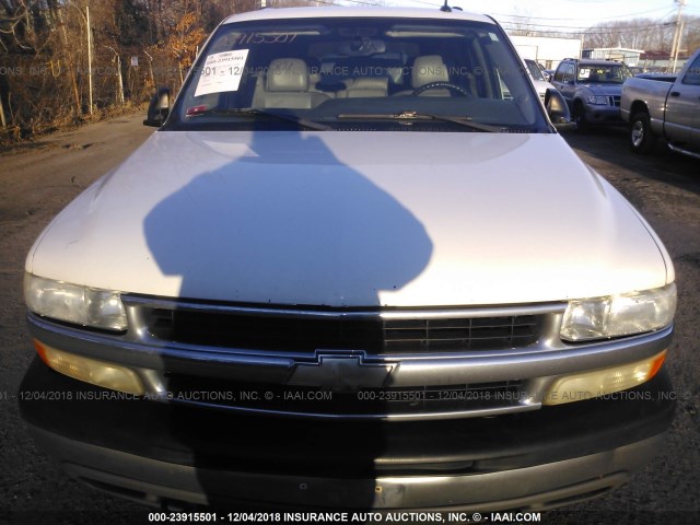 1GNEK13TX4R148371 - 2004 CHEVROLET TAHOE K1500 WHITE photo 6