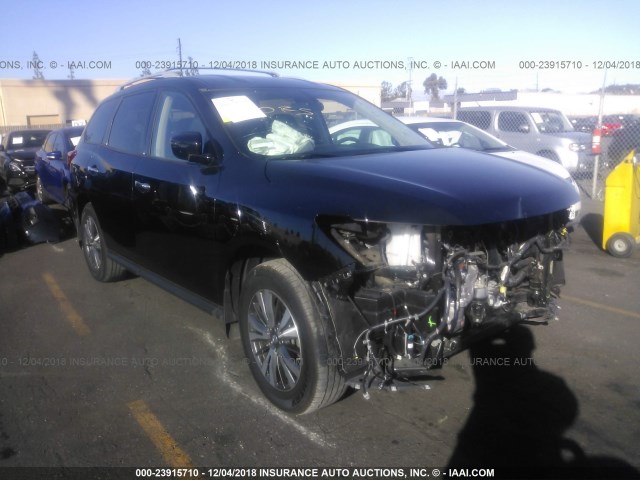 5N1DR2MN1HC688010 - 2017 NISSAN PATHFINDER S/SV/SL/PLATINUM BLACK photo 1