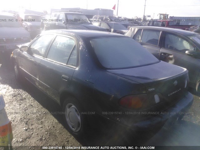 1NXBR18EXWZ008110 - 1998 TOYOTA COROLLA VE/CE/LE GREEN photo 3