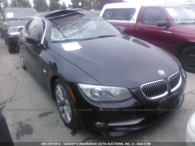 WBAKE5C55BE755226 - 2011 BMW 328 I SULEV BLACK photo 1