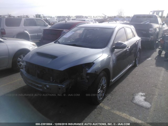 JM1BL1H39A1174634 - 2010 MAZDA SPEED 3 SILVER photo 2