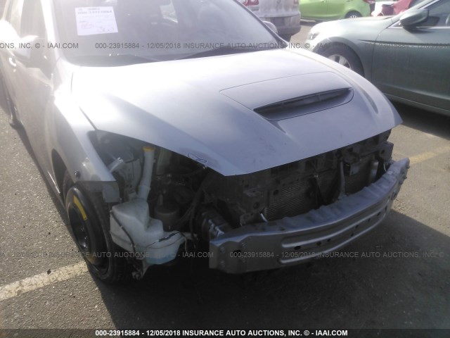 JM1BL1H39A1174634 - 2010 MAZDA SPEED 3 SILVER photo 6
