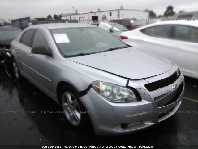 1G1ZB5EB0AF303361 - 2010 CHEVROLET MALIBU LS SILVER photo 1