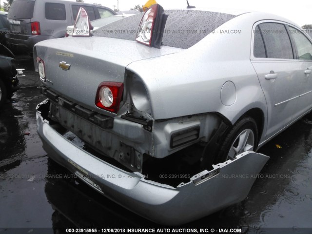 1G1ZB5EB0AF303361 - 2010 CHEVROLET MALIBU LS SILVER photo 6