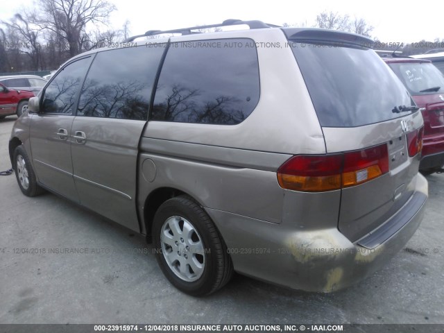 5FNRL18993B041109 - 2003 HONDA ODYSSEY EXL GOLD photo 3