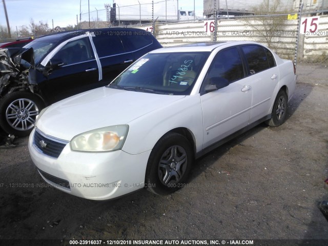 1G1ZS58F87F148825 - 2007 CHEVROLET MALIBU LS WHITE photo 2