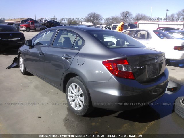 19XFB2F9XCE026588 - 2012 HONDA CIVIC EXL Boz foto 3