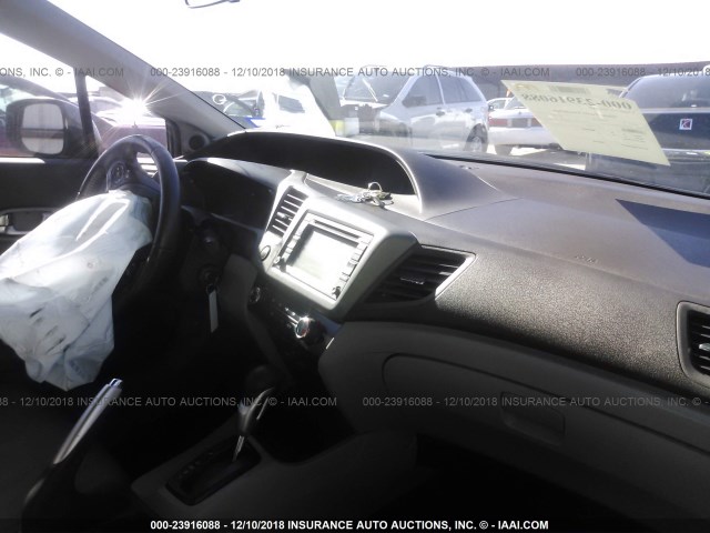 19XFB2F9XCE026588 - 2012 HONDA CIVIC EXL Boz foto 5