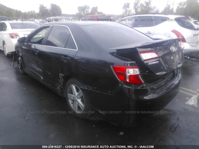 4T1BF1FK4DU250759 - 2013 TOYOTA CAMRY L/SE/LE/XLE 黑色 照片 3